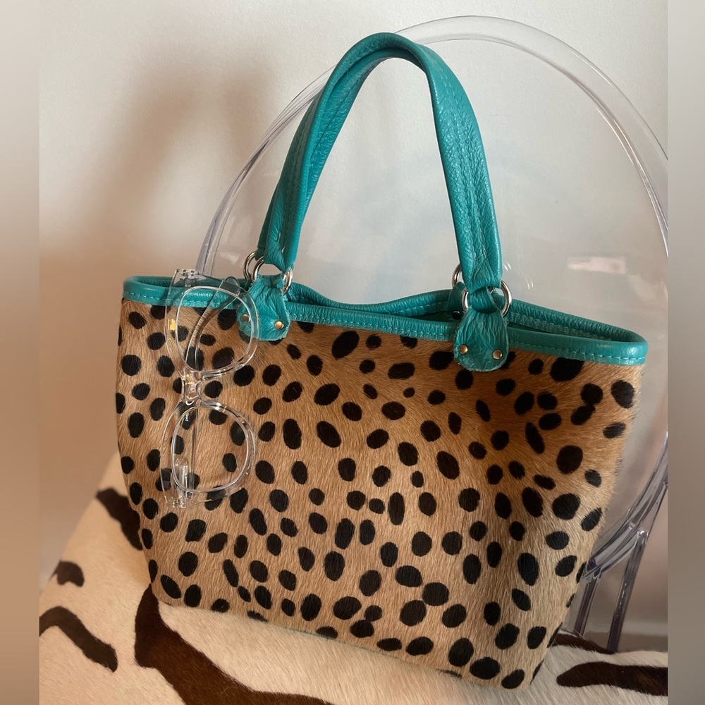 🐆 Vicki Jean leather handbag